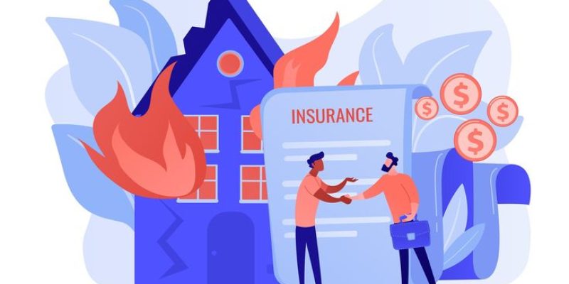 Fire Insurance Concept Vector by Visual Generation _ Creative Market